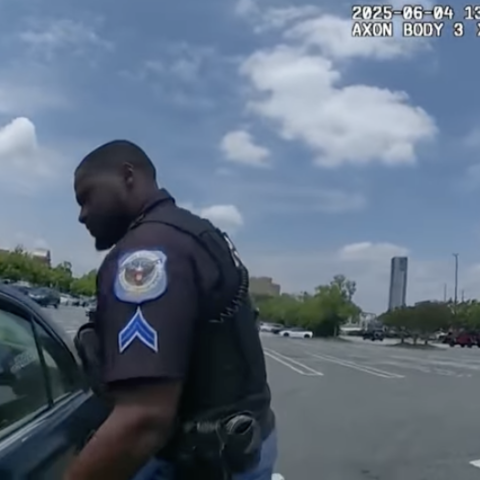 Body camera footage of children being saved from hot car